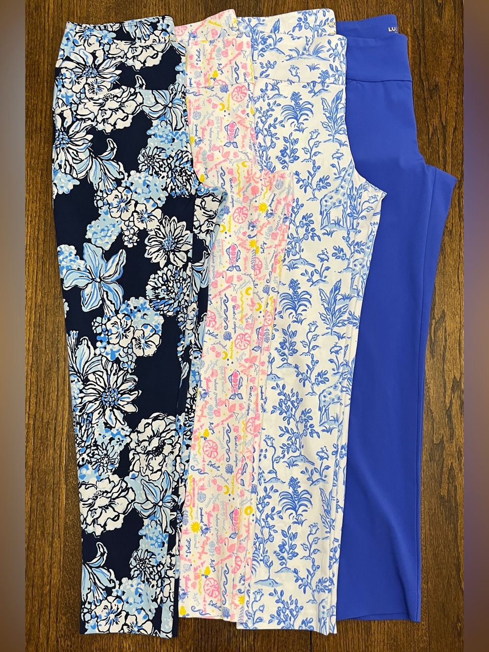 NWOT Lilly Pulitzer Luxletic Fairway Performance Lot of 4 Pants